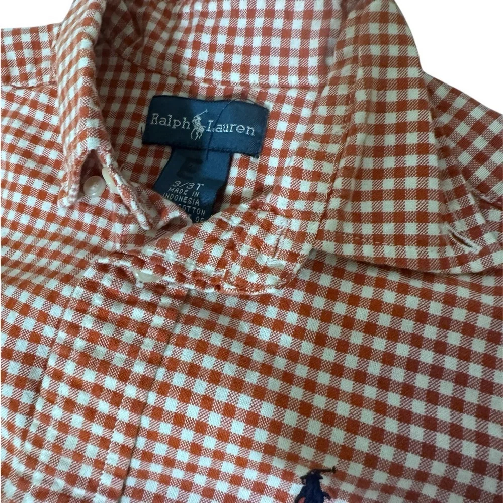 Ralph Lauren orange white